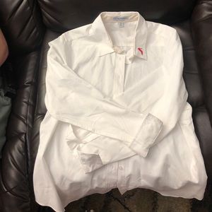 Port Authority White Women’s Button Up XL